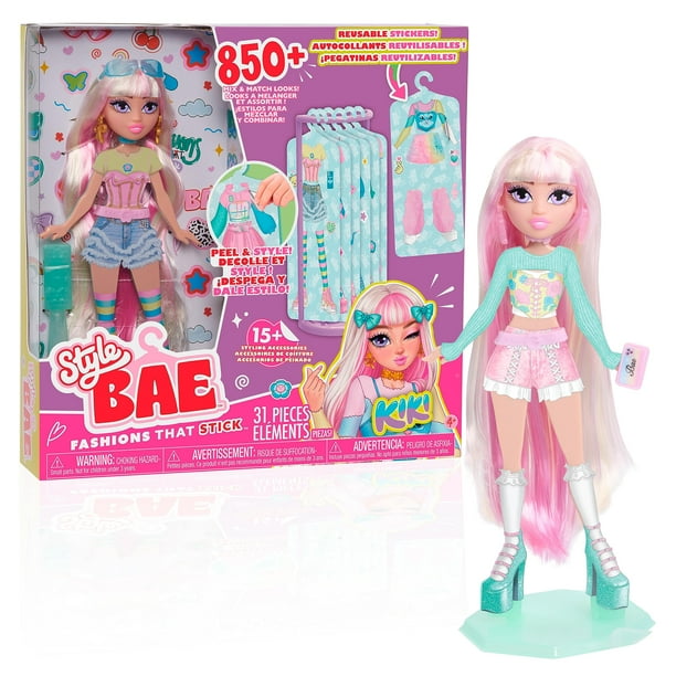 Just Play Style Bae Kiki 10-Inch Fashion Doll and Accessories, 31-Pieces, Kids Toys for Ages 4 Up
