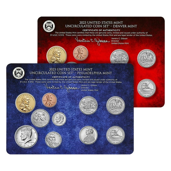 2023 Uncirculated Coin Set U.S Mint Government Packaging OGP COA