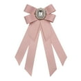 thumbnail image 2 of fenteer Women Bow Tie Brooch Lapel Pin Fashion Clothing Accessories for Women Suit Shirt Pink, 2 of 8