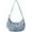 floral005, variant on Nylon Crescent Bag for Women Men Trendy, Floral Medium Crossbody Dumpling Bags with Adjustable Strap Lightweight Travel Shoulder Tote Half Moon Hobo Bag