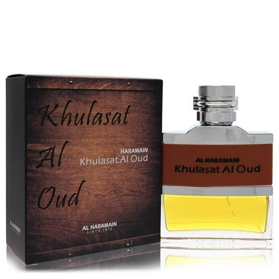 Al Haramain 566412 100 ml Khulasat Al Oud Eau De Parfum Spray for Men & Women