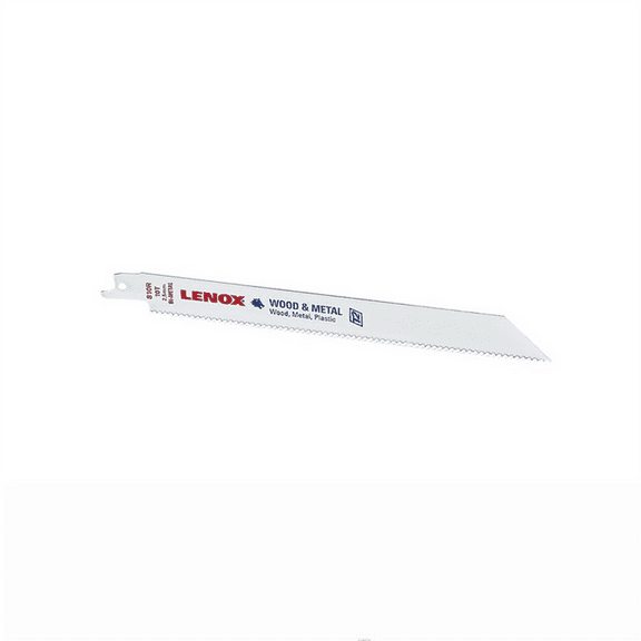 Lenox Tools Reciprocating Saw Blades, 818R, Bi-Metal, 8 in. Lo