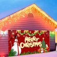 thumbnail image 4 of Christmas Garage Door Decoration Merry Christmas Garage Door Banner Cover Large Christmas Background Decoration Christmas Tree Outdoor Indoor Background, 4 of 5