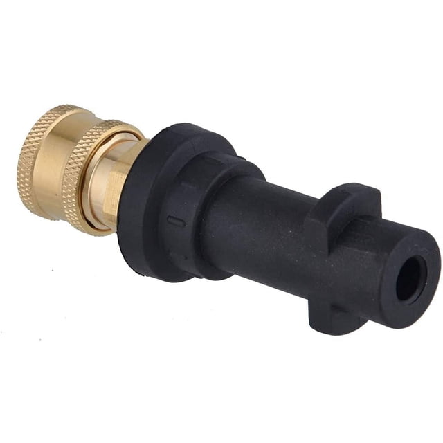 Adaptador de pistola de lavado a presión Rawiri con conector de conexión rápida hembra de 1/4" Compatible con Karcher K Series K2, K3, K4, K5, K6, K7