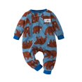 thumbnail image 2 of 9-24 Months Warm Infant Baby Rompers Xmas Animal Winter Spring Fleece Baby Boys Girl Costumes Animal Overall Babe Jumpsuits, 2 of 5