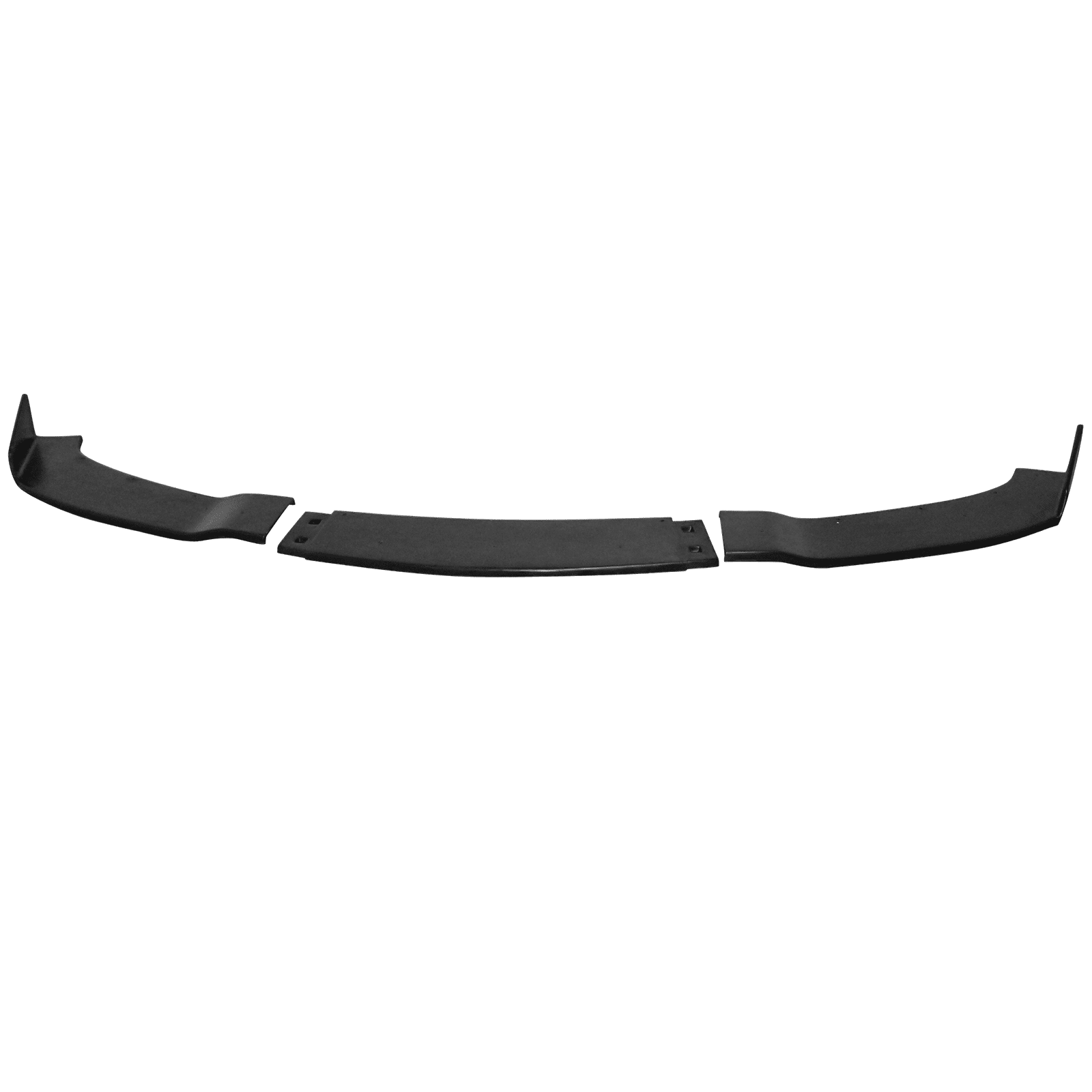 Ikon Motorsports Compatible with 2011-2014 Chrysler 300 IKON 3PCS Style Front Bumper Lip Splitter PU Unpainted Black