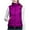 Purple, variant on biudgviw Puffer Vest for Women Full Zip Sleeveless Quilted Padded Jackets Stand Collar Fall Winter down Outerwear Coat