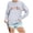 czb# Grey331, variant on CUZIBR Womens Sweatshirt Colorful Letter Print Crewneck Sweatshirt Long Sleeve Vintage Pullover Casual Graphic Tops Fall Winter Basic Clothes,Black