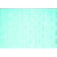 thumbnail image 1 of Ahgly Company Indoor Rectangle Solid Turquoise Blue Modern Area Rugs, 2' x 5', 1 of 4