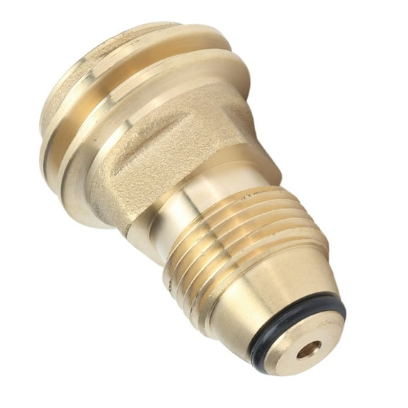 Khall Propane Tank Brass Fittings,Propane Tank Brass Fittings Adapter Converts LP TANK POL Service Valve to QCC1 Type1 Hose,Propane Tank Adapter Fitting