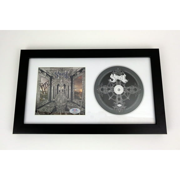 Tobias Forge Papa Ghost Signed Autograph Skeleta CD Framed PSA/DNA COA A