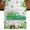 Green Gold Ivory, variant on Table Runners 108 Inches Long Dress Scarves, St. Patrick's Day Farmhouse Coffee/Dining/Kitchen Table Runner for Living Room, Spring Lucky Shamrocks Green Truck Country 13x108 Inch