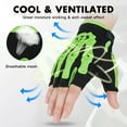 thumbnail image 3 of MTB Cycling Bike Gloves Half Finger Bicycle Motorcycle Fingerless Gloves for Men Women, Skull Goth Bone Half Finger Gloves, 3 of 8