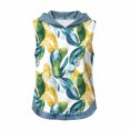 thumbnail image 7 of Erwazi Hooded Tops for Women Summer Sleeveless Denim Printed Vest Outdoor Activities Casual Jeans Tunic Top, 7 of 7