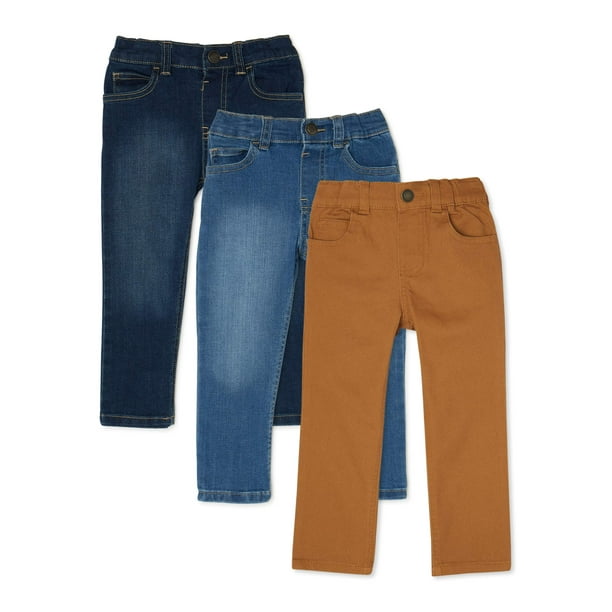 volgorde Anesthesie Misverstand Garanimals Baby and Toddler Boy Slim Fit Denim Jeans and Twill Pants  Multipack, 3-Pack, Sizes 12M-5T - Walmart.com