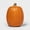 Orange in, variant on 1pc 13" Carvable Faux Halloween Pumpkin, Polyurethane Decorative Pumpkin, DIY Jack-O'-Lantern Craft for Indoor & Outdoor Halloween Decor, Reusable Pumpkin Decoration
