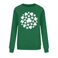 thumbnail image 4 of ShiShine St Patricks Day Sweatshirt for Women Long Sleeve Crewneck Pullover with Holiday Graphic Print, 4 of 6