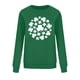 thumbnail image 2 of TaTaai Women’s Casual Round Neck St. Patrick Print Long Sleeve Blouse Loose Fit Graphic Sweatshirt Soft Polyester Pullover Holiday Party Wear Gift, 2 of 6