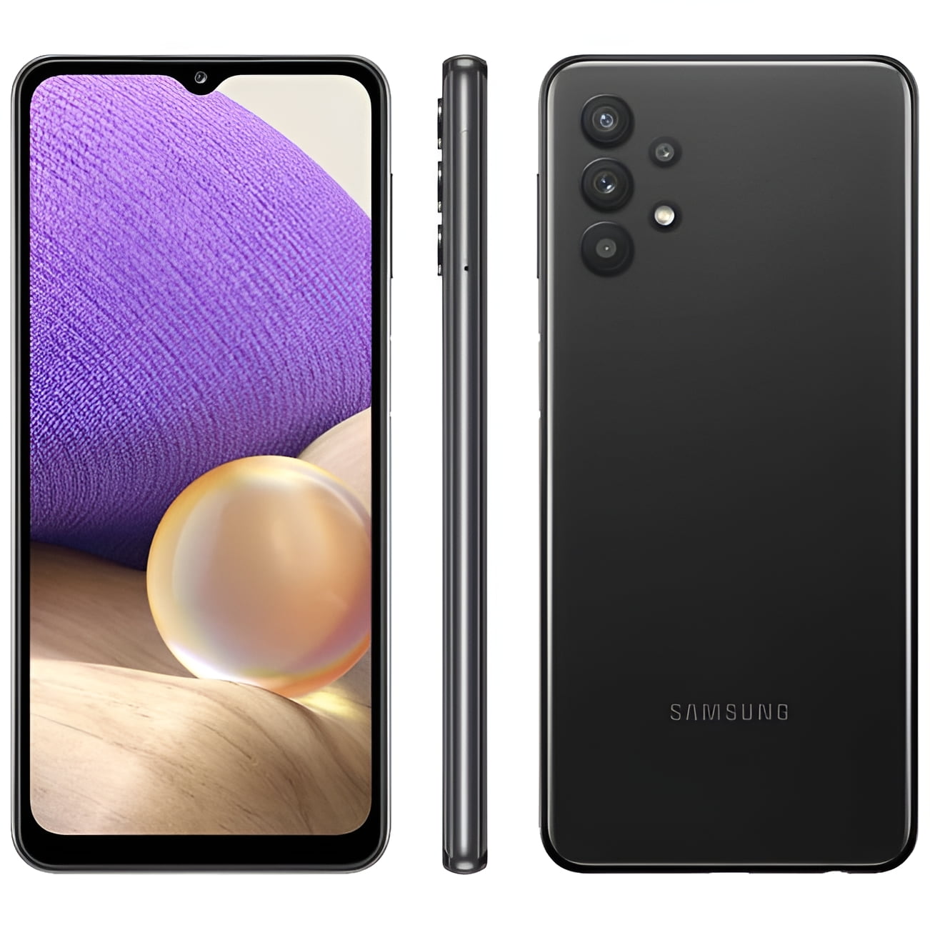 Restored SAMSUNG Galaxy A32 5G A326U 64GB GSM / CDMA Unlocked Android Smartphone (US Version) - Awesome Black (Refurbished)