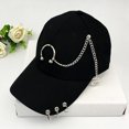 thumbnail image 4 of tredstone Casquette Hip Hop Unisexe Confort Décontracté et Protection Solaire Activités Extérieures Casquette de Baseball en Coton Noir Réglable 1Ensemble, 4 of 6
