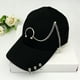 thumbnail image 4 of Gorro de Hip Hop Qarigey para hombre gorra de béisbol cómoda con protección solar color Negro ajustable, 4 of 6