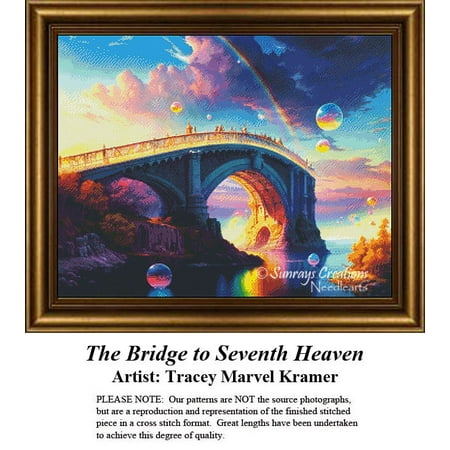 Religious Cross Stitch Patterns | The Bridge to Seventh Heaven (Pattern Only You Provide The Floss and Fabric) Religious Cross Stitch Patterns | The Bridge to Seventh Heaven (Pattern Only You Provide The Floss and Fabric)