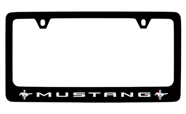 Black License Plate Frame I Heart My Mustang Horse Auto Accessory 480
