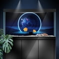 thumbnail image 2 of Aquarium Background Stickers -  Black Hole  Space  - Fish Tank Reptile Terrarium Decor Poster, 2 of 4