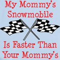 thumbnail image 2 of CafePress - Mommys Snowmobile Is Fast Infant Bodysuit - Baby Light Bodysuit, Size Newborn - 24 Months, 2 of 4