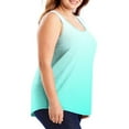 thumbnail image 3 of HADST Tank Top for Women Dressy Gradient Color Sleeveless Plus Size Crew Neck Summer Lightweight Casual Camisole L-5XL, 3 of 6