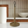 thumbnail image 3 of Wooden paper towel Holder-Easy One-Handed Tear Kitchen Dispenser with Weighted Base for Standard Paper Towel Rolls, brown finish, 3 of 4