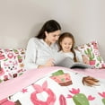 thumbnail image 4 of jejeloiu Wastern Cowgirl Boots Twin Bedding Sets 7-Piece,Rustic Bull Skull Bedding Comforter Set,Cartoon Plant Cactus Sheet Sets For Girl Kids,Breathable Bedroom Decoration Reversible, 4 of 8