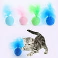thumbnail image 3 of BKER 2025 New Cat Colorful Rainbow Toys Flutter With Feather And Phonation For Indoor Ourdoor Kitty Interactive Playing Chewing Training Exercise Interactive Cat Toys For Indoor Cats, 3 of 4