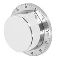 thumbnail image 2 of Kitchen Countdown Timer, Kitchen Mechanical Timer Clear Scale Magnetic Suction 304 Stainless Steel  For Cooking For Kids White, 2 of 8