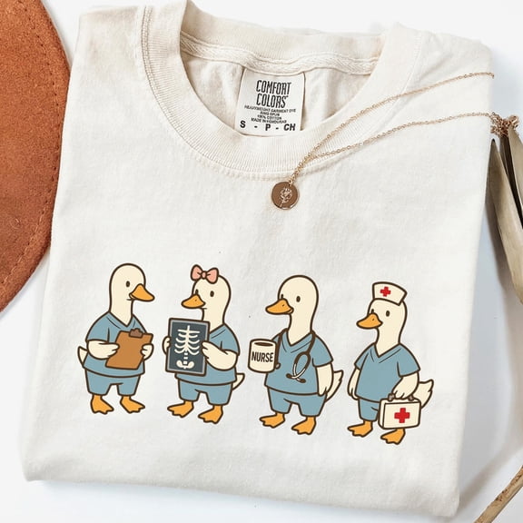 Nurse Goose Shirt Funny Registered Nurse TShirt Silly RN Nurse TShirt Radiology TShirt Nur