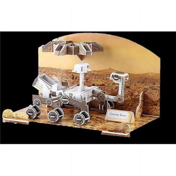 Texas Toy Distribution MH002-B227 NASA Curiosity Rover 3D Puzzle - 62 Piece