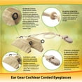 thumbnail image 2 of Ear Gear EG-COCHCORD-EYE-BK Protective Cover for Cochlear Corded Eyeglasses, Black, 2 of 5