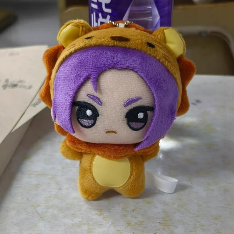Cyinyin 4 INCH Cute Blue Lock Plush Doll, Lovely Rin Itoshi