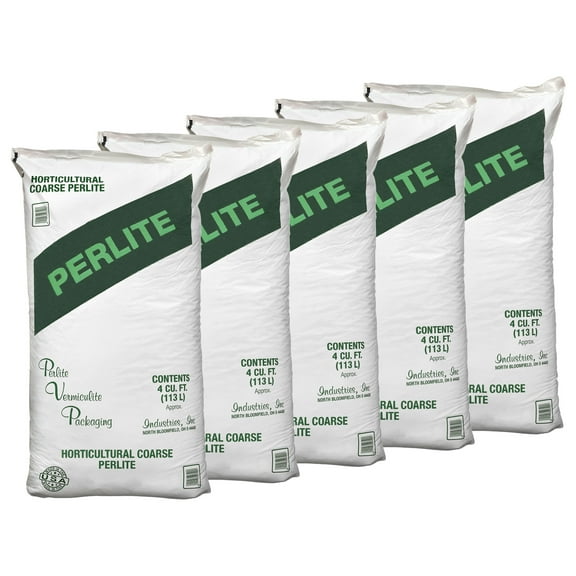 PVP Industries 2 Pack Organic Coarse Perlite Planting Soil Additive, 4 cu ft, White
