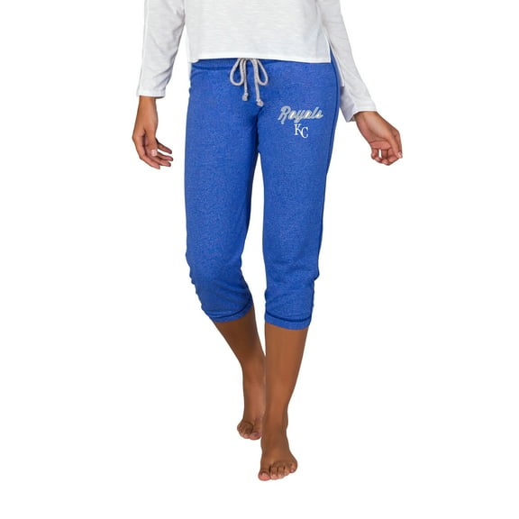 Women's Concepts Sport  Royal Kansas City Royals Quest Knit Capri Pants