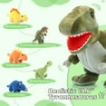thumbnail image 3 of MorisMos 19" Dinosaur Stuffed Animal Mommy Dinosaur with 5 Baby Plush Toys, 3 of 9