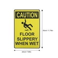 thumbnail image 2 of FESTFENDS Caution Wet Floor Sign Warning Sign For Streets Commercial Use Lightweight Portable Safety Reminder, 2 of 6
