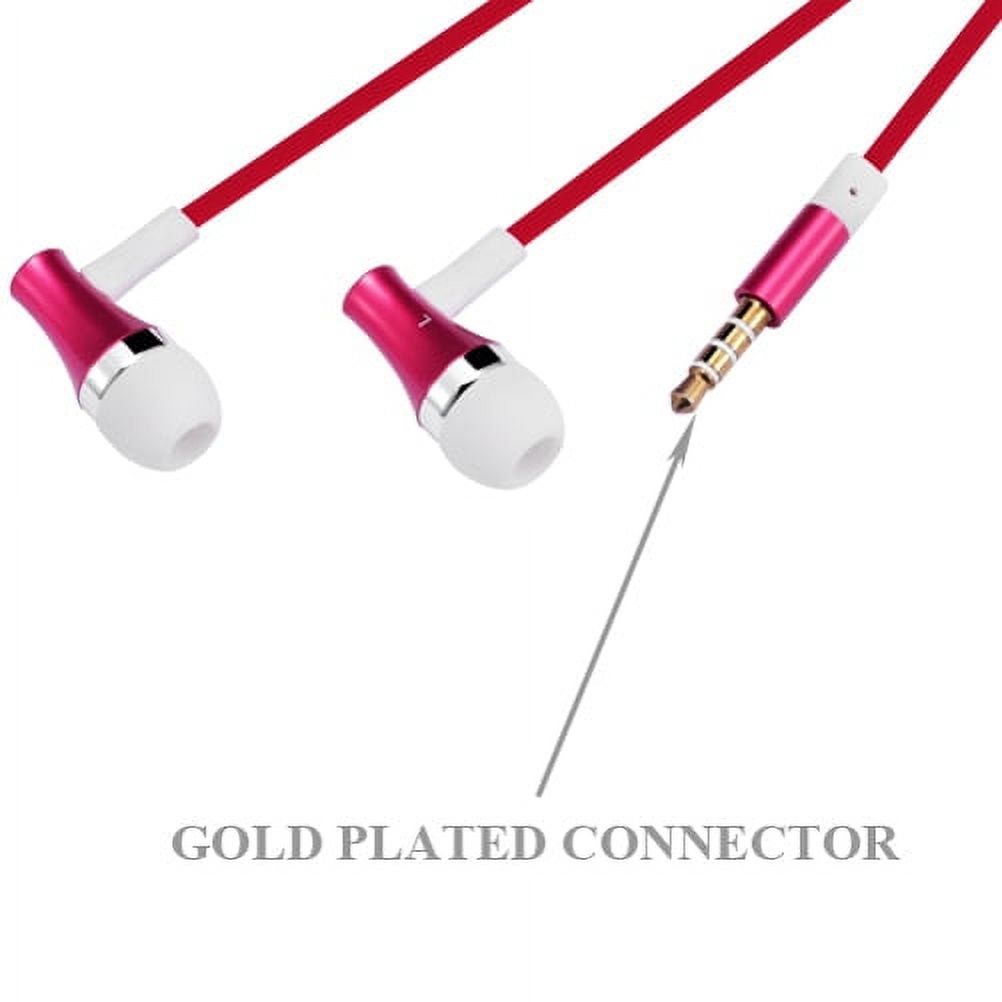 Hi-Fi Sound Wired Earphones for Motorola Moto G Stylus 5G (2024) - Headphones Handsfree Mic Headset Metal Earbuds In-ear Earpieces for Motorola Moto G Stylus 5G (2024)