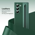 thumbnail image 2 of Allytechgroup for Samsung Galaxy Z Fold 3 Pen Phone Case, Built-in Pen Holder Slot with Stylus Screen Protector Shockproof Anti-Scratch Protective for Galaxy Z Fold 3 Women Men, Green, 2 of 12