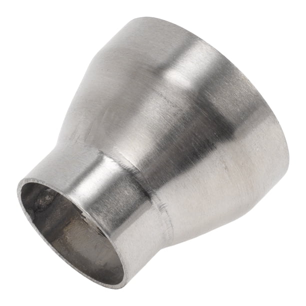 Rebajas Únicas 25mm x 38mm Codo de Reducción Concéntrica de Tubo de Escape Mandrel Adaptador de Tubo de Acero Inoxidable 201 1.26 pulgadas Tono Plateado