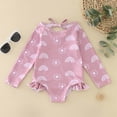 thumbnail image 2 of Gerichy Toddler Girl Swimsuit,Girls Bathing Suit Toddler Baby Kids Girls Zipper Cartoon Animal One-Piece Beach Swimwear+Hat Sets, 2 of 8