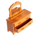 thumbnail image 1 of Tocador de maquillaje en miniatura, suministros para decoración de dormitorio y hogar, escala 1/12 1 PC, 1 of 9