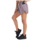 thumbnail image 3 of Pantalones cortos deportivos de secado rápido para mujer, con cintura elástica y bolsillos, 3 of 5