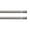 Graphite Set of 2, variant on Adjustable Tension Rod 24-31 Inches - No Tools Needed - Perfect for Lightweight Voile Curtains, Rubber Tips for Secure Fit - Easy Installation for Home Use - White, Sold by 1