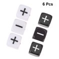 thumbnail image 4 of CIMAXIC Assorted Color Plastic Dice Set for Party with 6 Pieces Each Measuring 1.5 Inches,0.63"X0.63"X0.63", 4 of 4